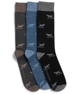 Men's Rodd & Gunn Dogs-A-Plenty Socks - 3 Pack - Biz Multi