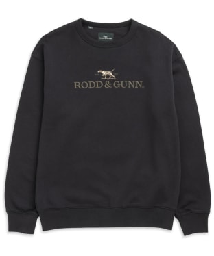 Men's Rodd & Gunn Logo Crew Neck Sweater - Ebony