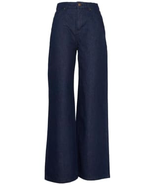 Women's Barbour Maisie Wide Leg Jeans - Dark Indigo Wash