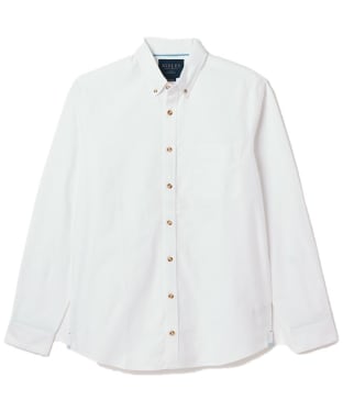 Men’s Joules Oxford Long Sleeve Cotton Shirt - White