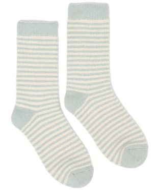 Women's Joules Toasty Soft Striped Socks - Blue