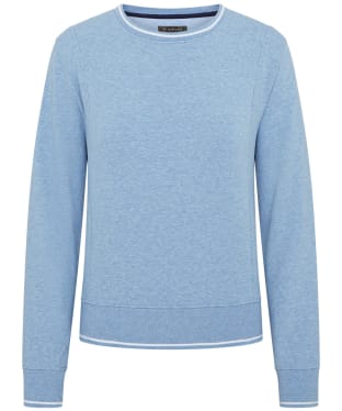 Women's Ariat Tedstock Crew Neck Sweatshirt - Light Blue Heather