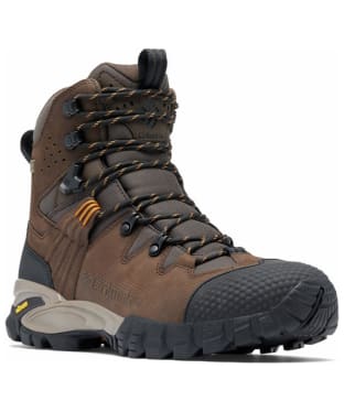 Men's Columbia Geoterra Outdry Waterproof Leather Boots - Cordovan / Canyon Sun