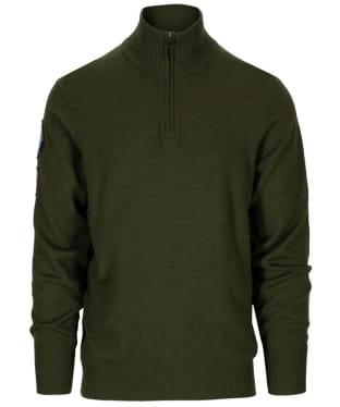 Men’s Amundsen Peak Half Zip Merino Wool Sweater - Earth