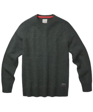 Men's Aubin Prestwick Shetland Crew Sweater - Dark Green