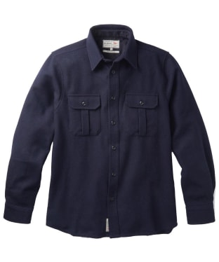 Men's Aubin Lysaghts Wool Overshirt - Navy