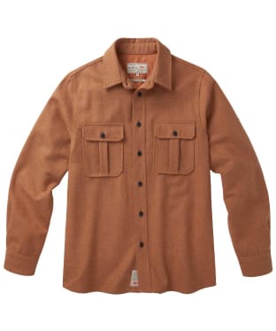 Men's Aubin Lysaghts Wool Overshirt - Toffee