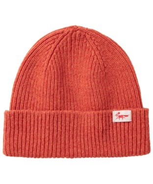 Men's Aubin Pembridge Rib Beanie Hat - Rust