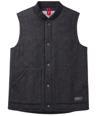 Men's Aubin Sutton Wool Gilet - Charcoal