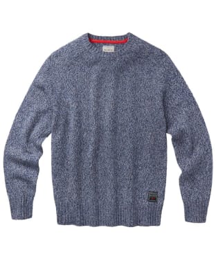 Men's Aubin Ripley Twist Crew Neck Sweater - Navy Twist