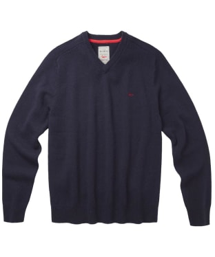 Men's Aubin Eastbourne V Neck Sweater - Navy