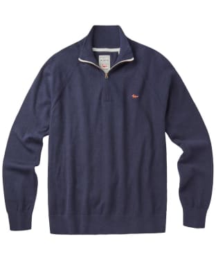 Men's Aubin Bonby Zip Neck Sweater - Navy