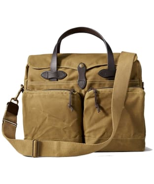 Filson 24 Hour Tin Cloth Briefcase - Dark Tan