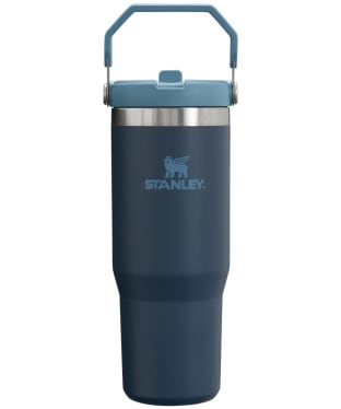 Stanley Iceflow Flip Straw Stainless Steel Insulated Drinks Tumbler / Bottle 0.89L - Navy