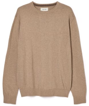 Men's Joules Jarvis Cotton Crew Neck Jumper - Oat