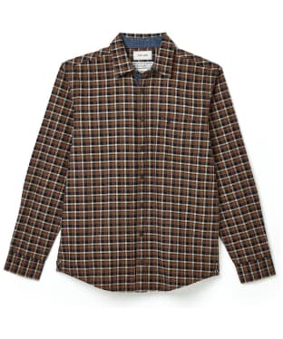 Men's Joules Buchannan Classic Fit Cotton Shirt - Navy / Brown Check