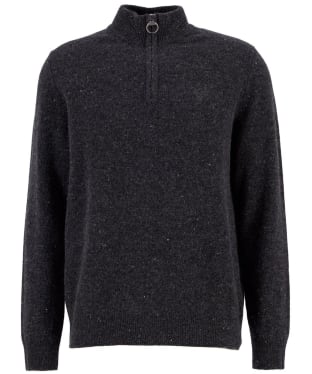 Men's Barbour Tainsbury Half Zip Knitted Jumper - New Black