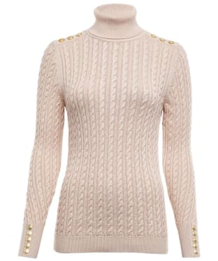 Women's Holland Cooper Seattle Roll Neck Cable Knit - Oatmeal