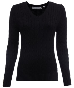 Women's Holland Cooper Seattle V Neck Knit - Black