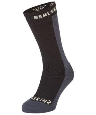 Sealskinz Starston Waterproof Cold Weather Mid Length Sock - Black