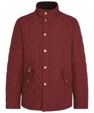 Men's Barbour Shoveler Quilted Jacket - Port