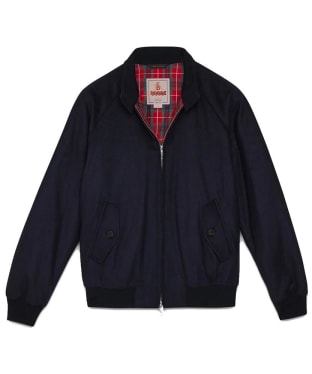 Men's Baracuta G9 Melton Wool Harrington Jacket - Deep Blue