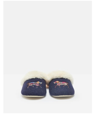 Women's Joules Snippet Luxe Faux Fur Mule Slippers - Horse