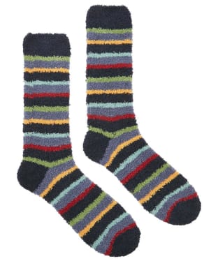 Men's Joules Fluffy Socks - Navy Multi