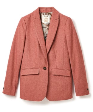 Women's Joules Bramble Tweed Blazer - Pink