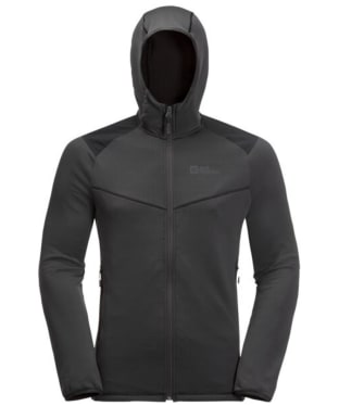 Men's Jack Wolfskin Kolbenberg Hooded Softshell Jacket - Phantom