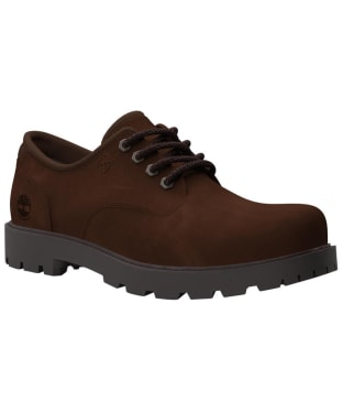 Men's Timberland Britton Road Waterproof Shoes - Dark Brown Full-Grain