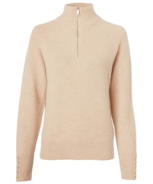 Women's Holland Cooper Tori Half Zip Knit - Light Camel