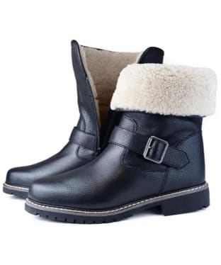 Women's Orca Bay Coniston Sheep-Skin Lined Turn Down Boots - Black