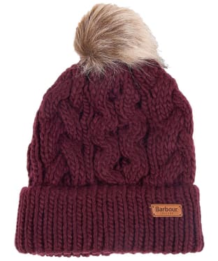 Shop Barbour Bobble Hats Free UK Delivery