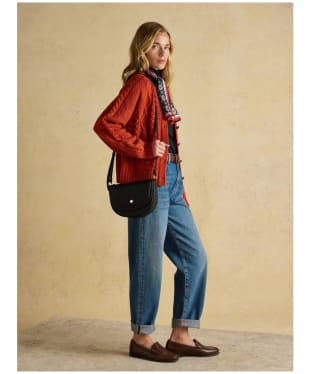 Women's Joules Paloma Half Moon Crossbody Bag - Black