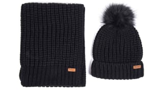 Barbour Hat and Scarf Set