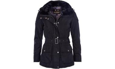 Barbour international womens coat deals