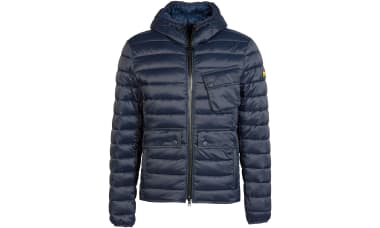 Mens barbour ouston hooded quilted jacket store