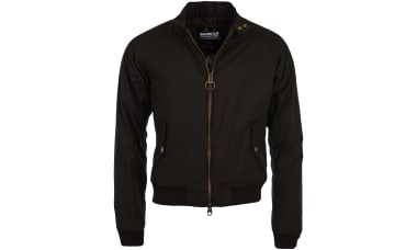 Barbour steve mcqueen wax bomber top