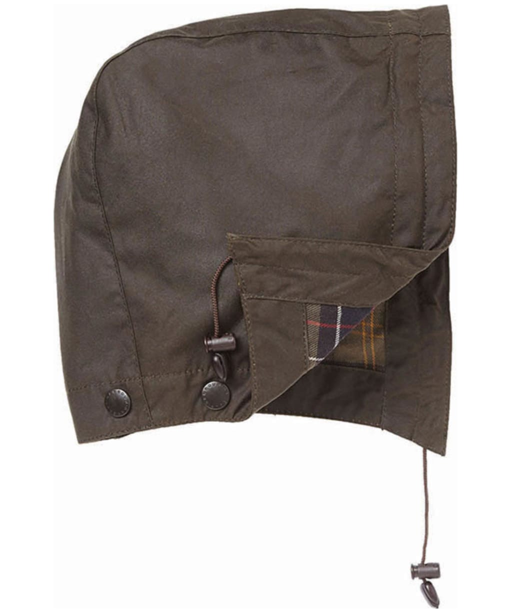 Barbour Mediumweight Sylkoil Hood - Olive | Classic Tartan