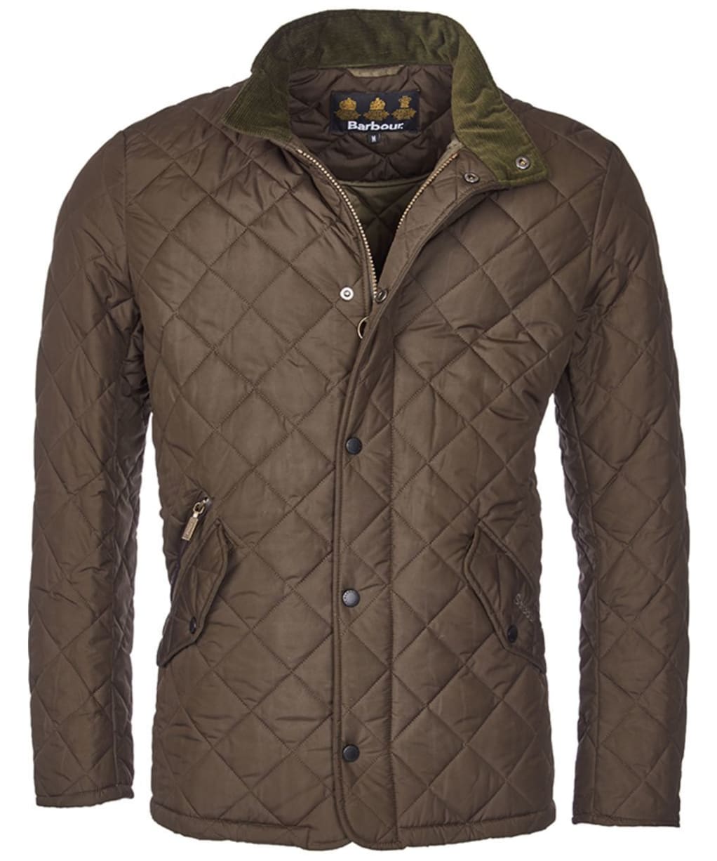 Men's Barbour Chelsea Sportsquilt Jacket - Olive