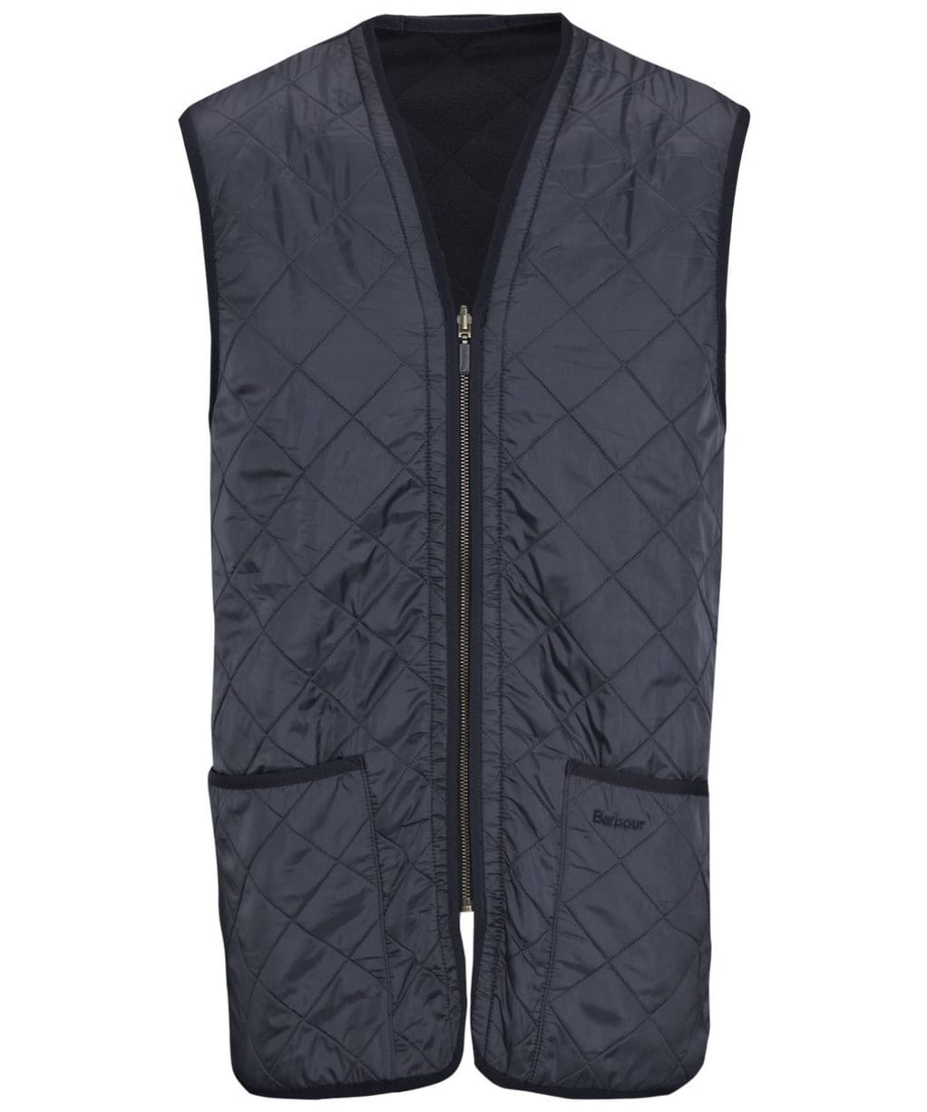 Men's Barbour Polarquilt Waistcoat / Zip-In Liner - Navy