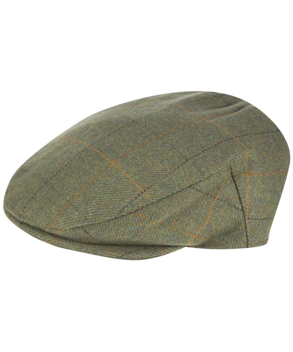 Men's Alan Paine Combrook Tweed Flat Cap - Lovat