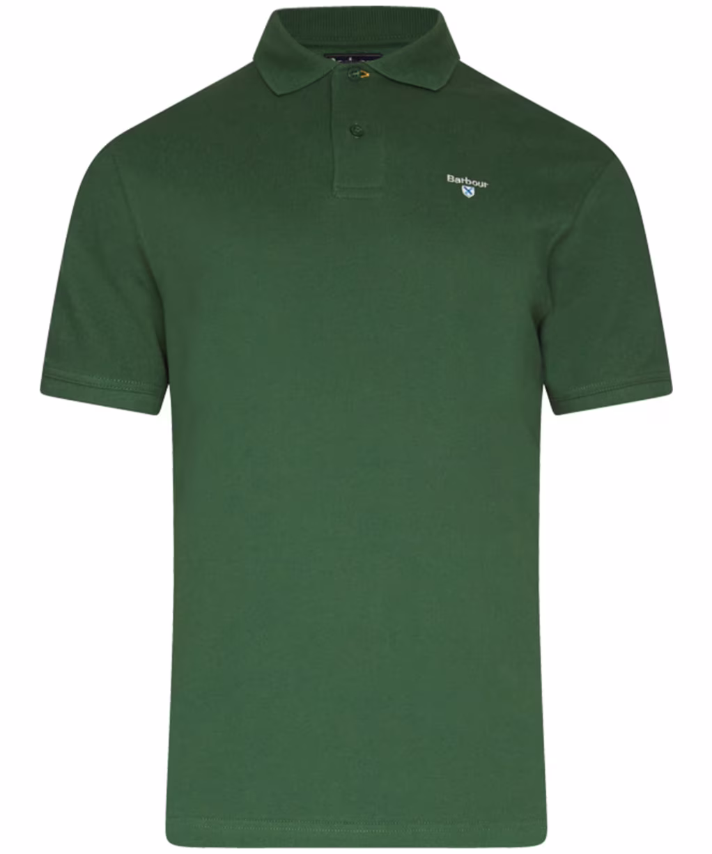 Men's Barbour Sports Polo 215G - Racing Green