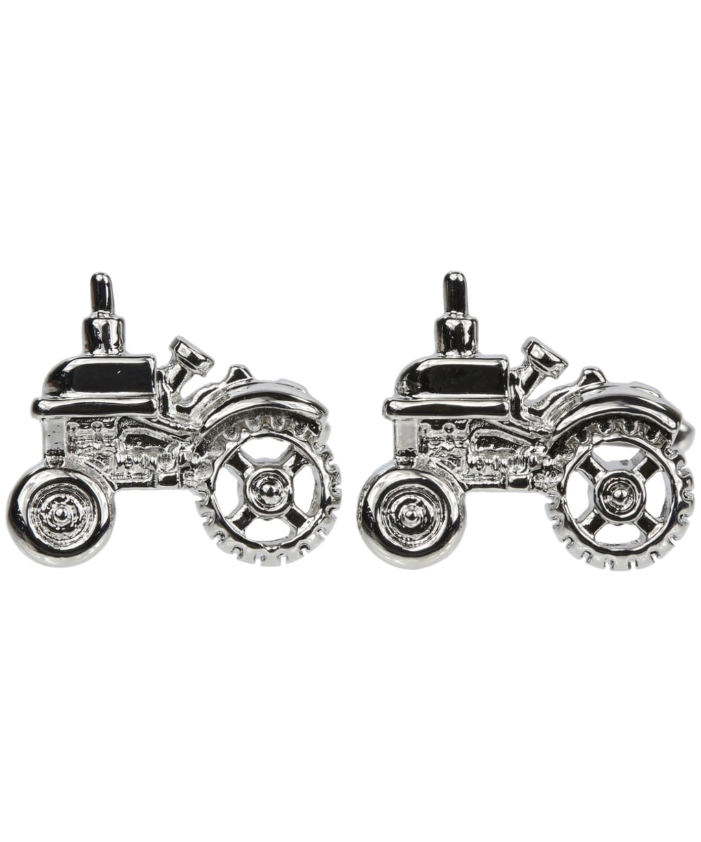 Soprano Silver Tractor Cufflinks - Silver