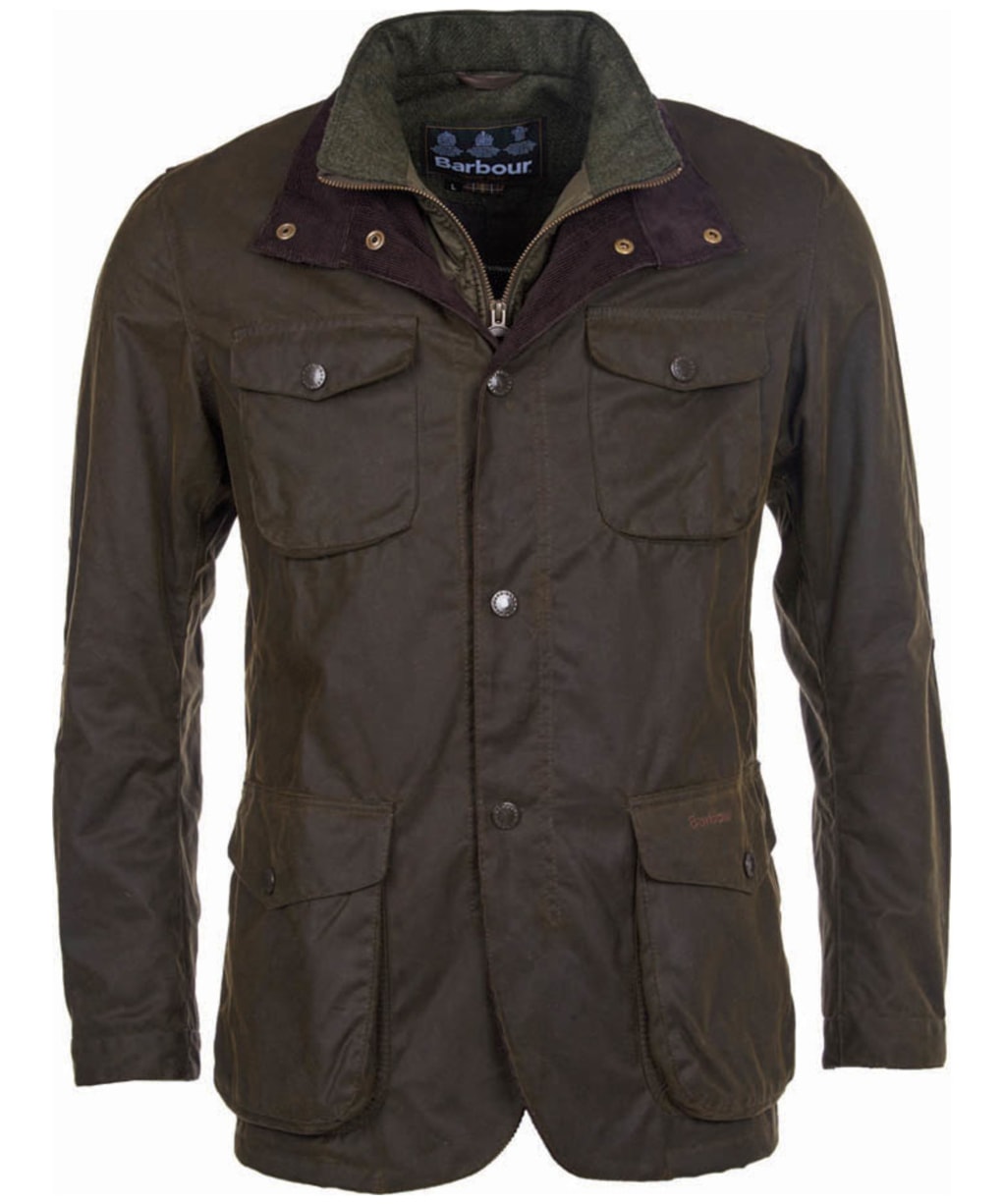 Barbour Ogston Waxed Jacket - Olive