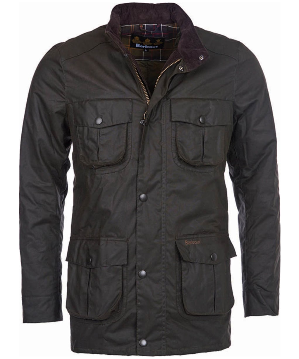 Men's Barbour Corbridge Waxed Jacket - Olive