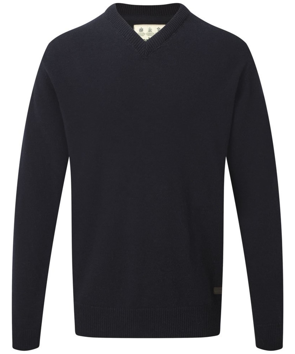 Barbour Nelson Essential V Neck Jumper - Navy