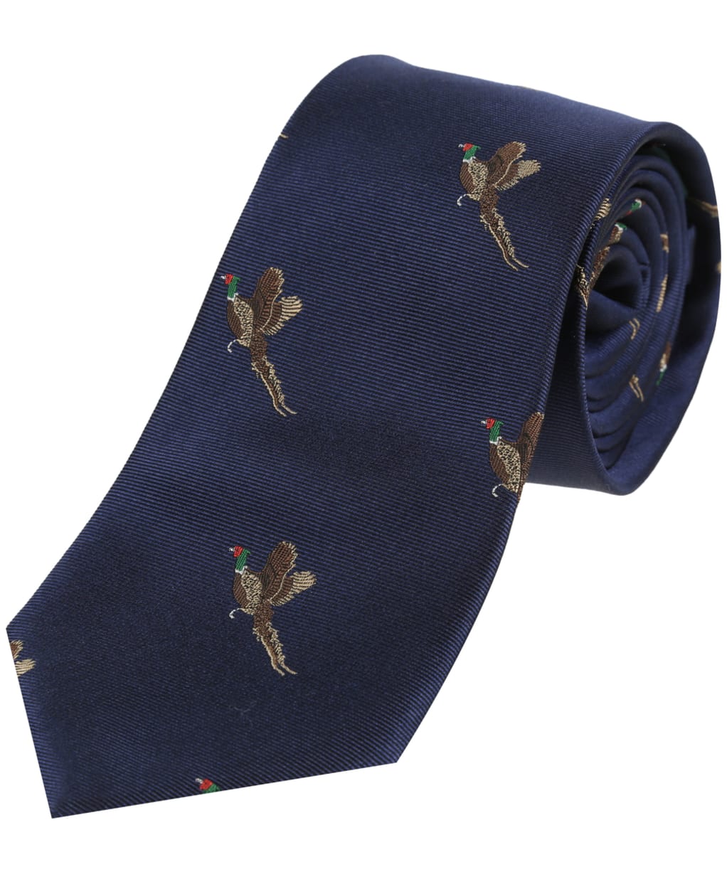Soprano Small Pheasants Tie - Navy