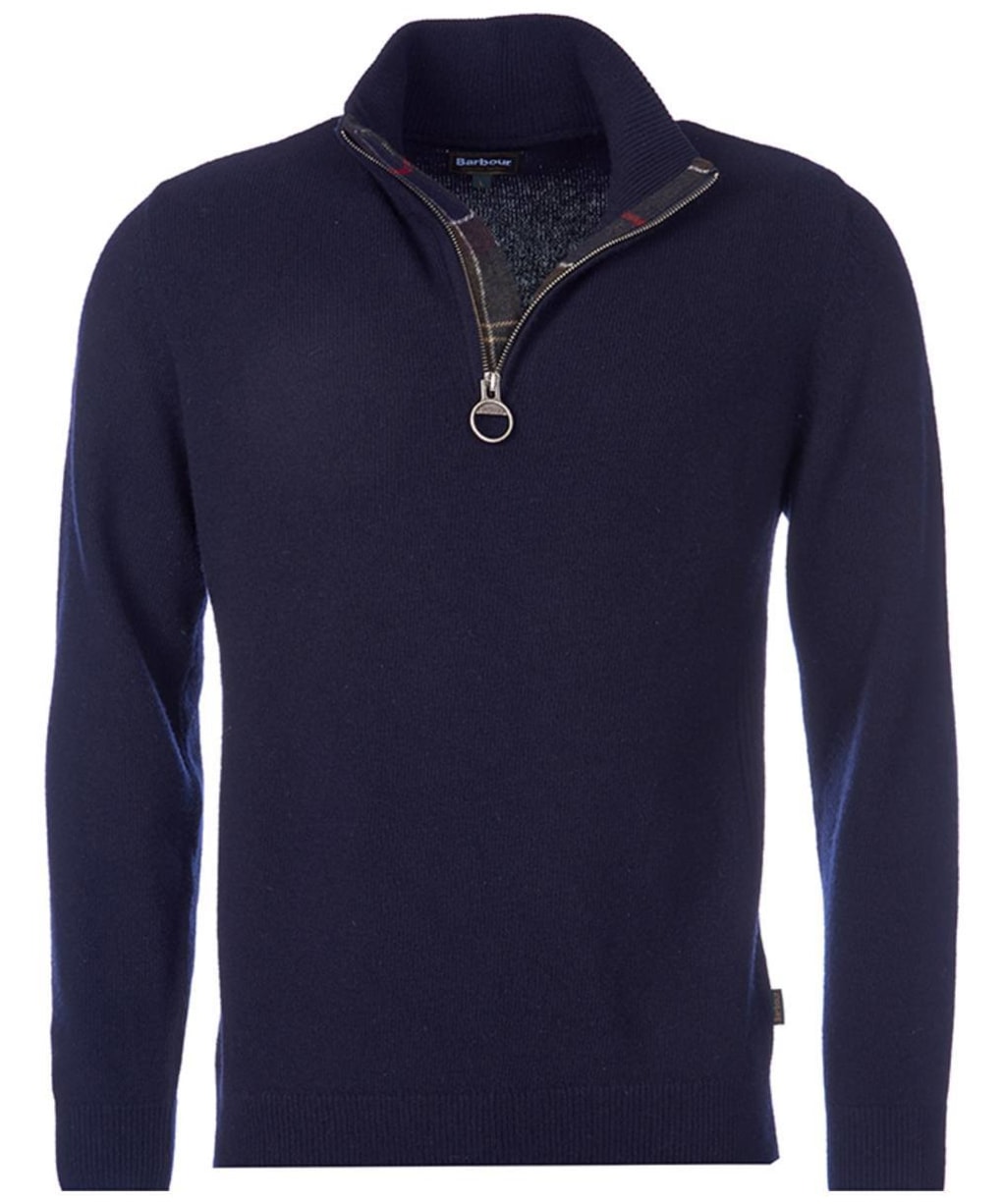 Men’s Barbour Holden Half Zip Sweater - Navy
